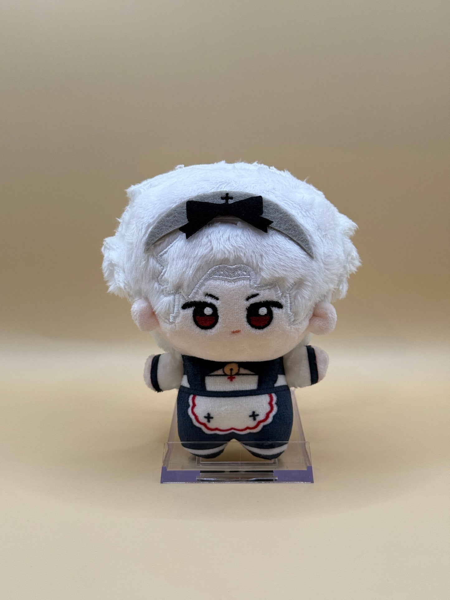 Sylus | Rafayel | Xavier | Zayne | Caleb Maid Outfit Keychain Doll - Love and Deepspace