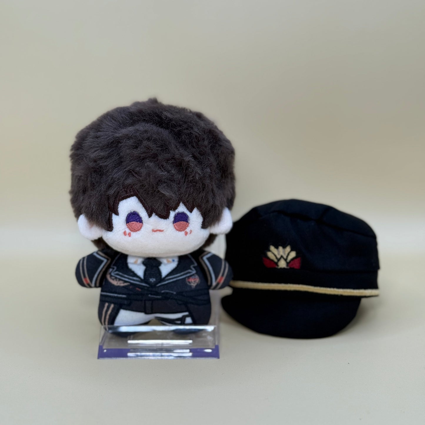 Love and Deepspace Caleb Pilot Outfit Plush – Removable Hat Edition