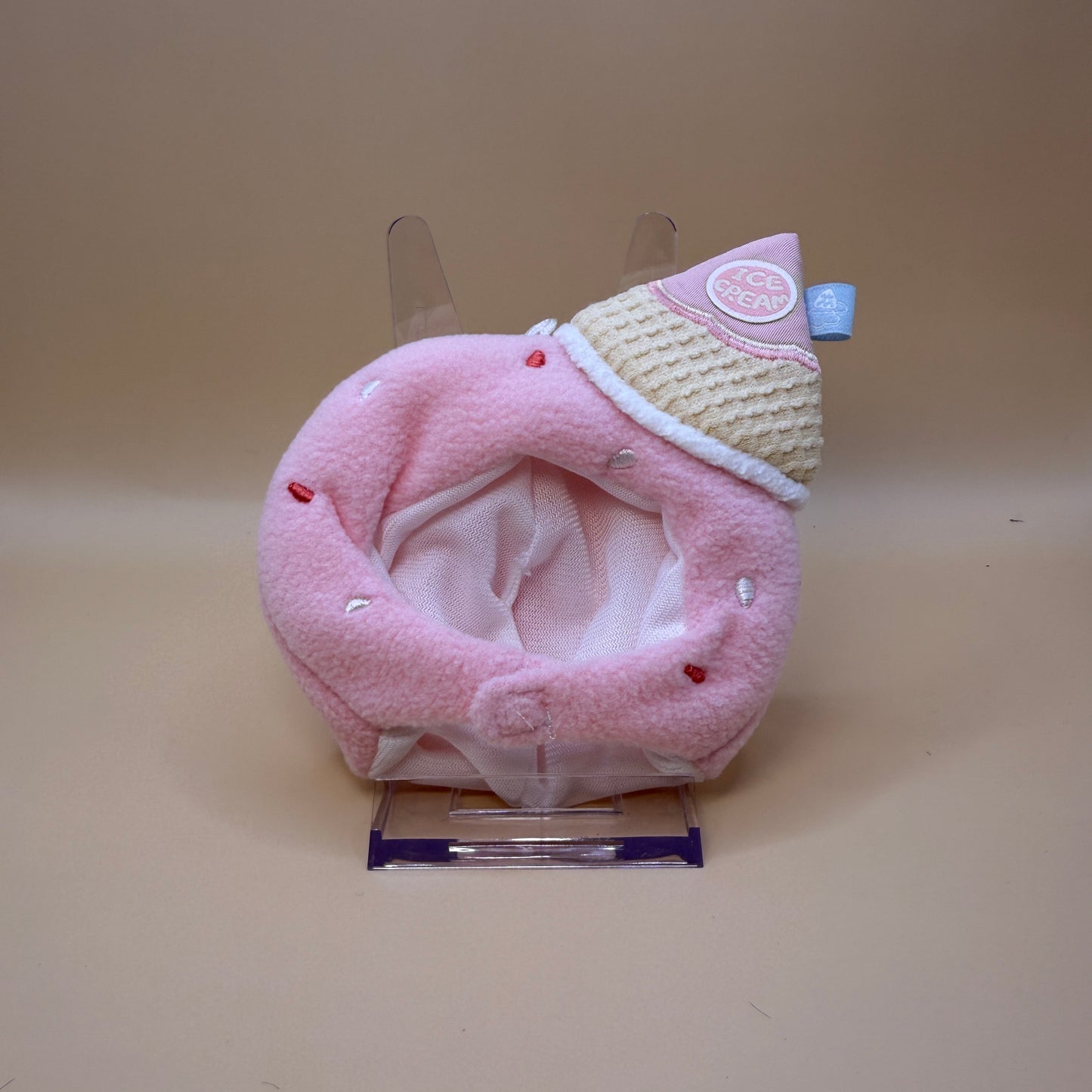 Cute Ice Cream Series Doll/Plush Hood for 10 cm doll [doll not included]