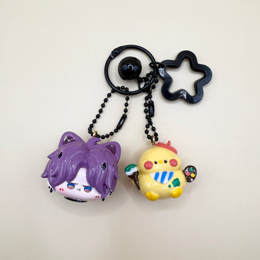 Adorable Rafayel Keychain & Birb Charm | Love and Deepspace