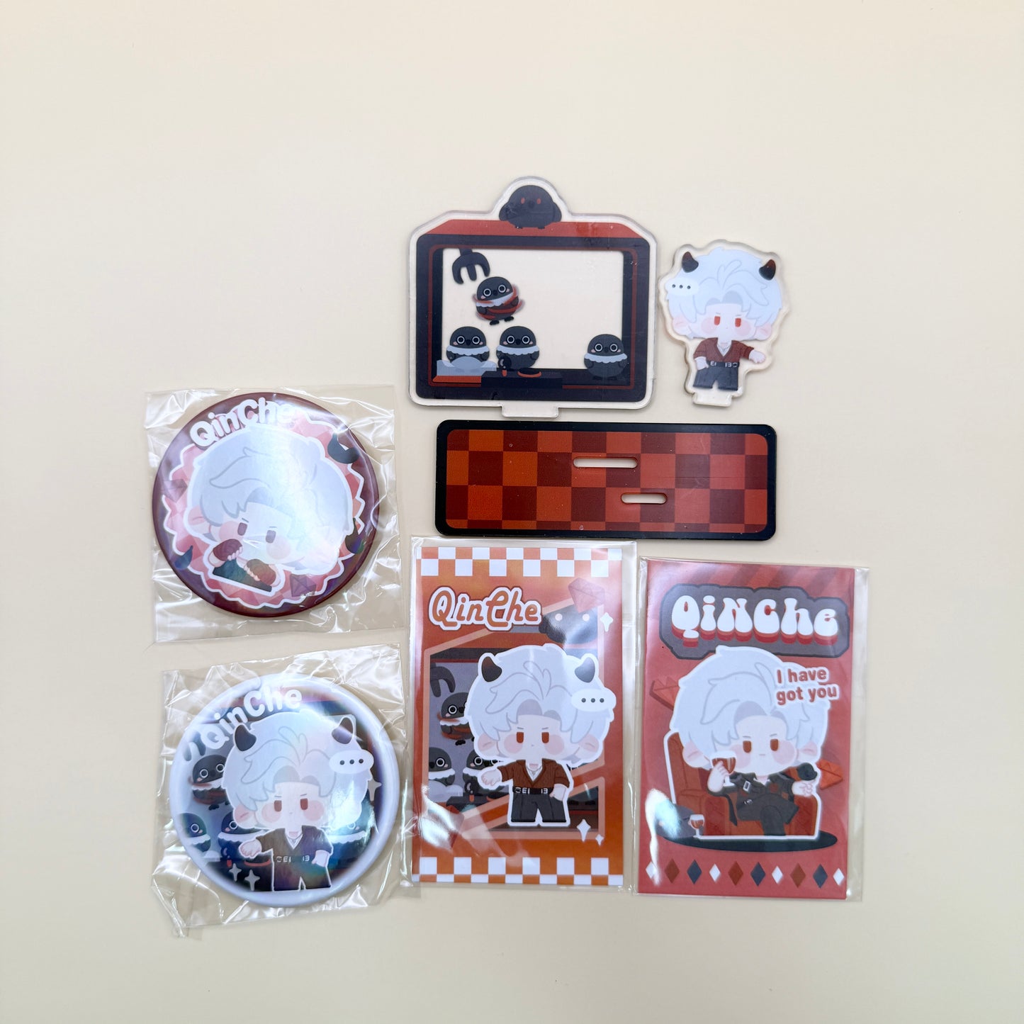 Love and Deepspace | Sylus | Rafayel | Xavier | Zayne | Caleb Button/Dual-slots Acrylic Stand/Card Set