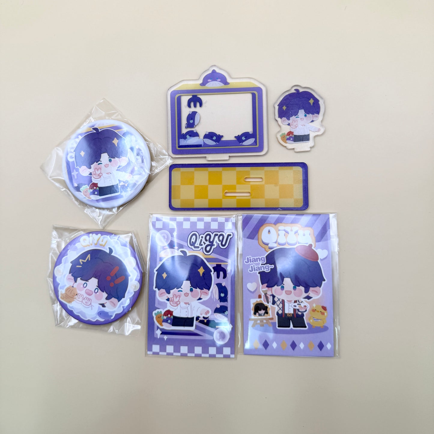 Love and Deepspace | Sylus | Rafayel | Xavier | Zayne | Caleb Button/Dual-slots Acrylic Stand/Card Set