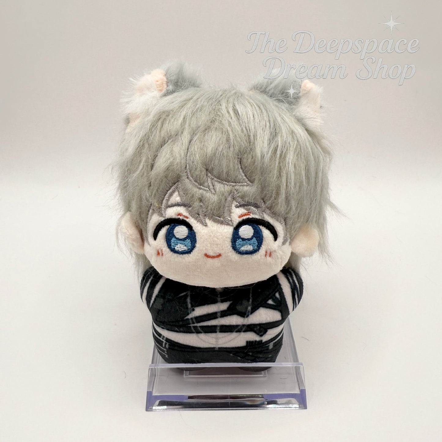 Love and Deepspace | Sylus ｜ Rafayel ｜Zayne｜Xavier | Caleb Plushie Doll Keychain (10cm) - Removable Ear Band