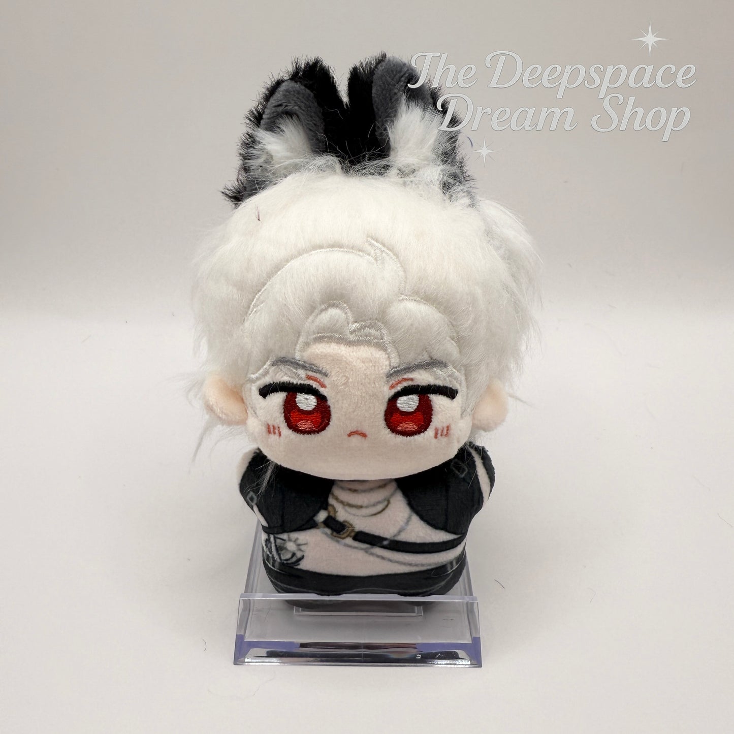 Love and Deepspace | Sylus ｜ Rafayel ｜Zayne｜Xavier | Caleb Plushie Doll Keychain (10cm) - Removable Ear Band