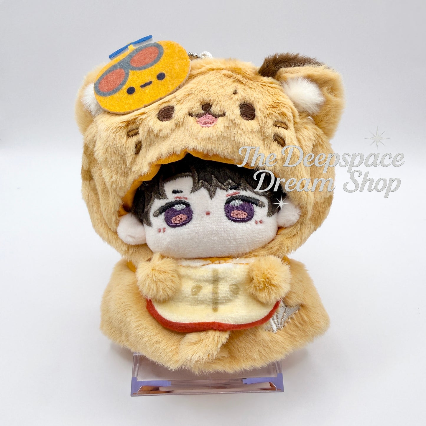 Love and Deepspace | Sylus ｜ Rafayel ｜Zayne｜Xavier | Caleb Plushie Doll Keychain With Cape & Bib Scarf Set (10 cm)
