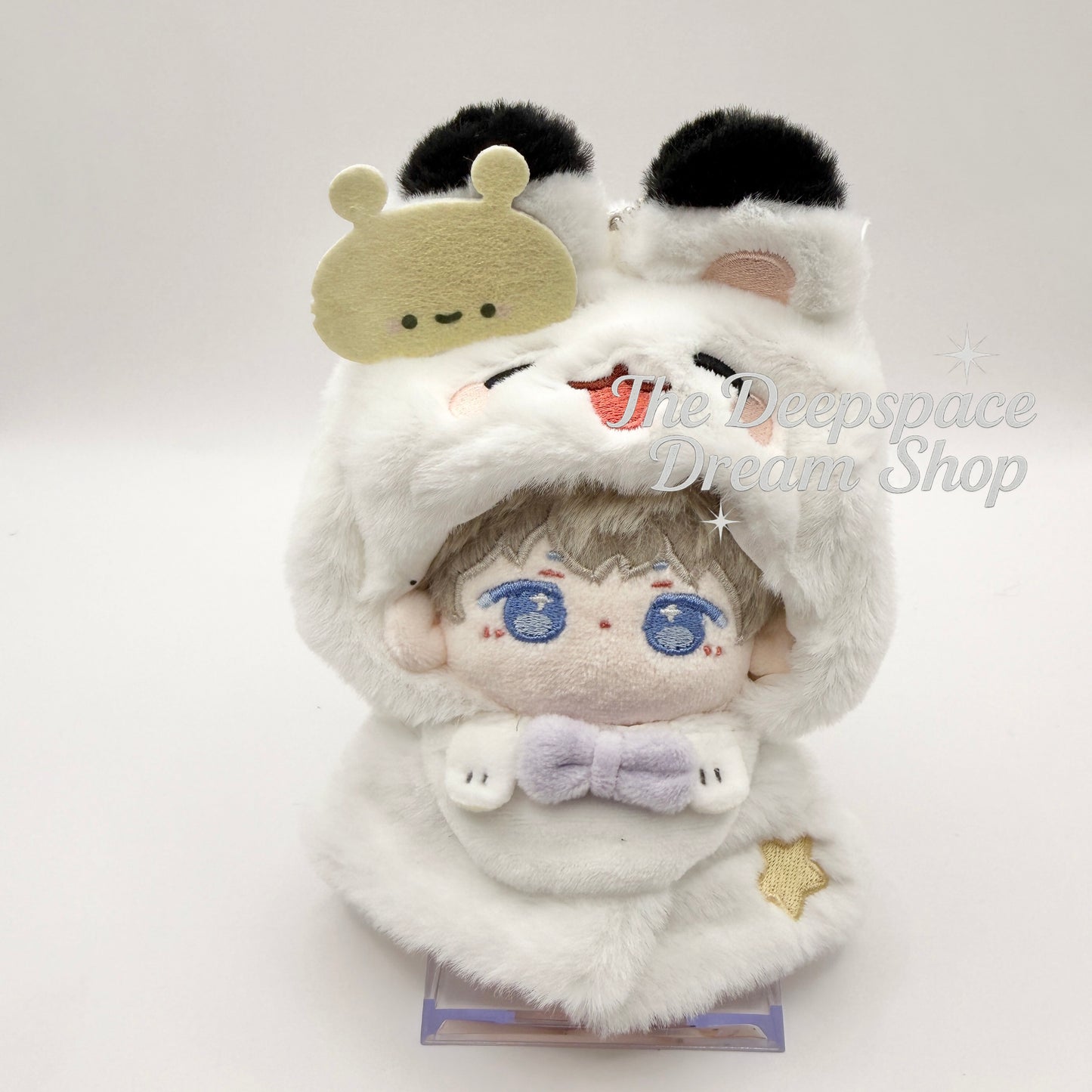 Love and Deepspace | Sylus ｜ Rafayel ｜Zayne｜Xavier | Caleb Plushie Doll Keychain With Cape & Bib Scarf Set (10 cm)