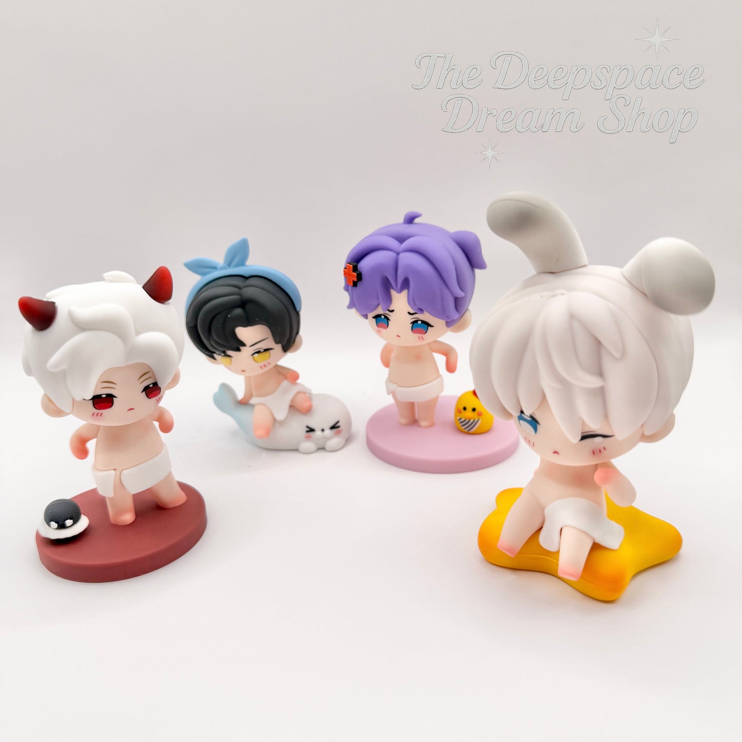 Love and Deepspace Cute Figure With Bath Towel