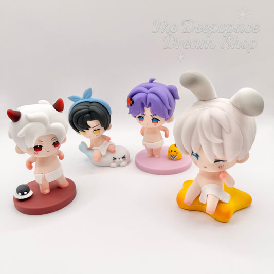 Love and Deepspace Cute Figure With Bath Towel