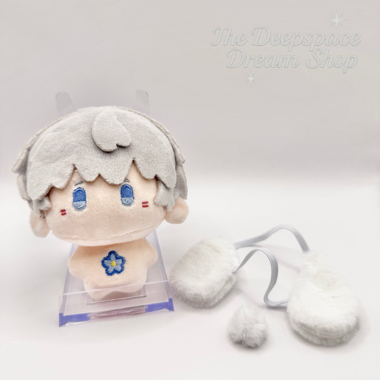 Love and Deepspace Plushie Keychain 10cm with Removable Animal Ears & Magnetic Tail