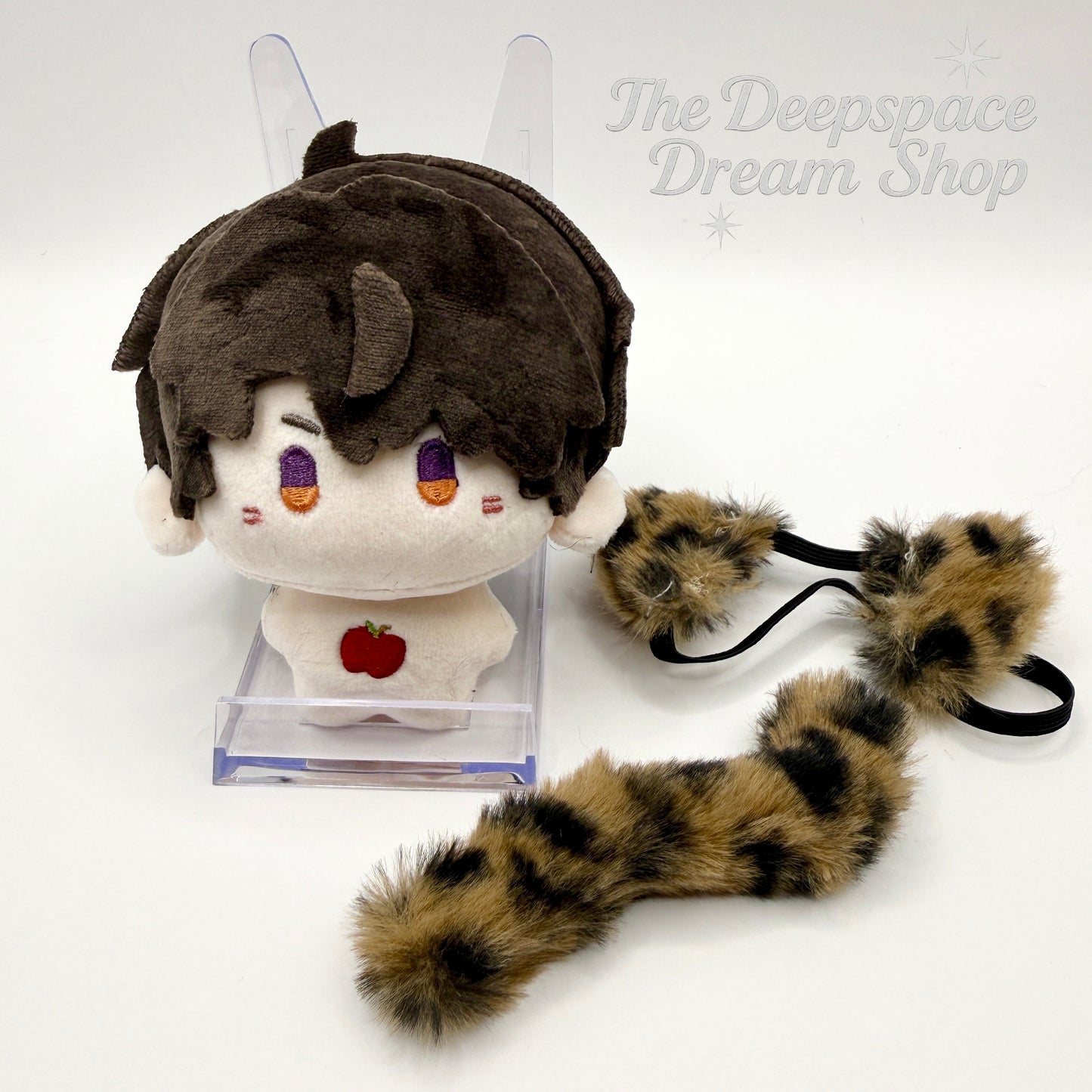 Love and Deepspace Plushie Keychain 10cm with Removable Animal Ears & Magnetic Tail
