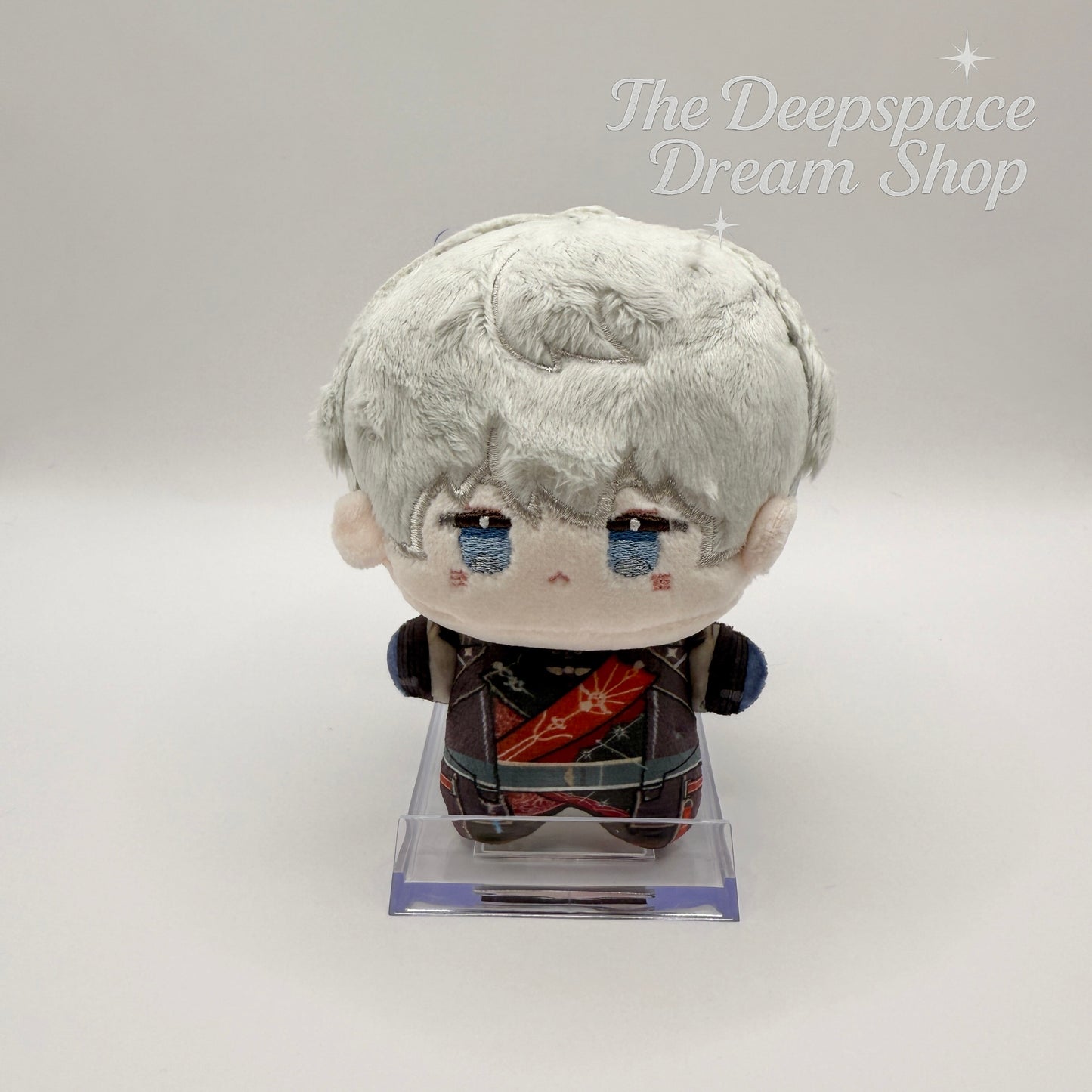 Love and Deepspace Xavier Black Hunter Plushie/Doll keychain in 10cm