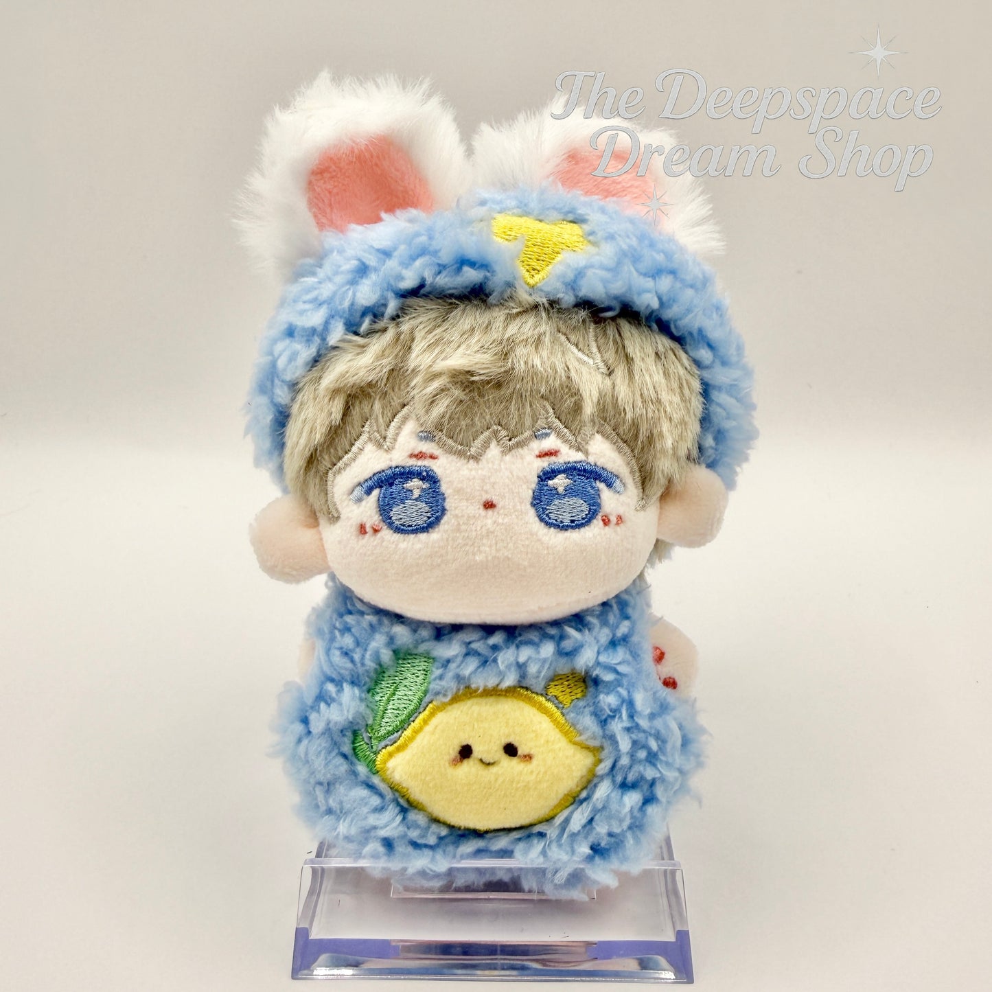 Sylus ｜ Rafayel | Zayne｜ Xavier Plushie Doll Keychain (10 cm) With Fruit Clothes | Love and Deepspace