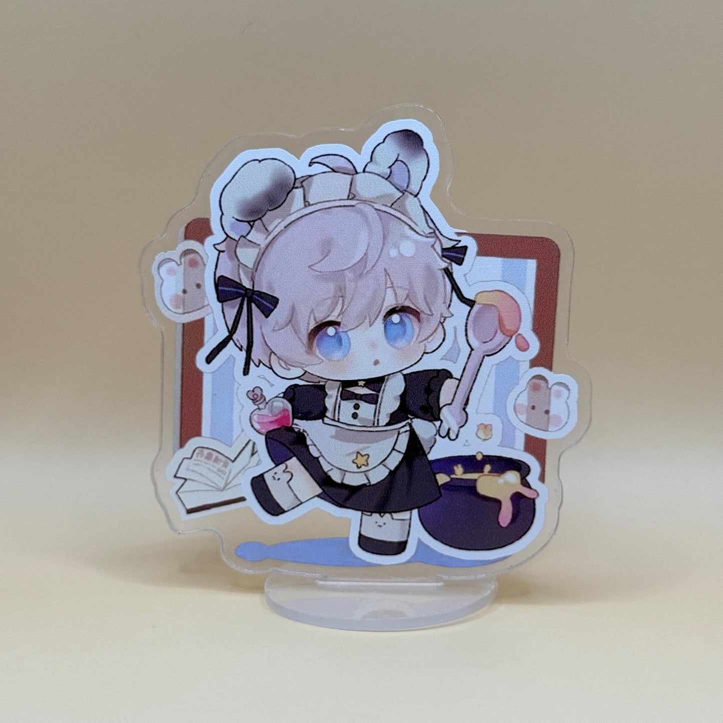 Love and Deepspace | Sylus | Rafayel | Xavier | Zayne | Caleb Maid Outfit Acrylic Stand